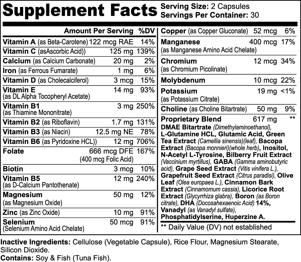 Focus Brain/ Neuro Support Capsule